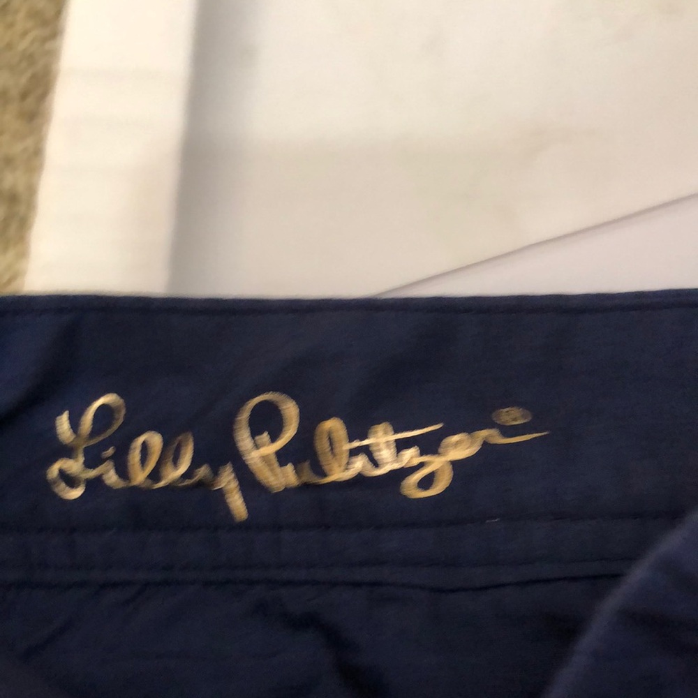 Lilly Pulitzer Navy Blue Shorts - Picture 2 of 4